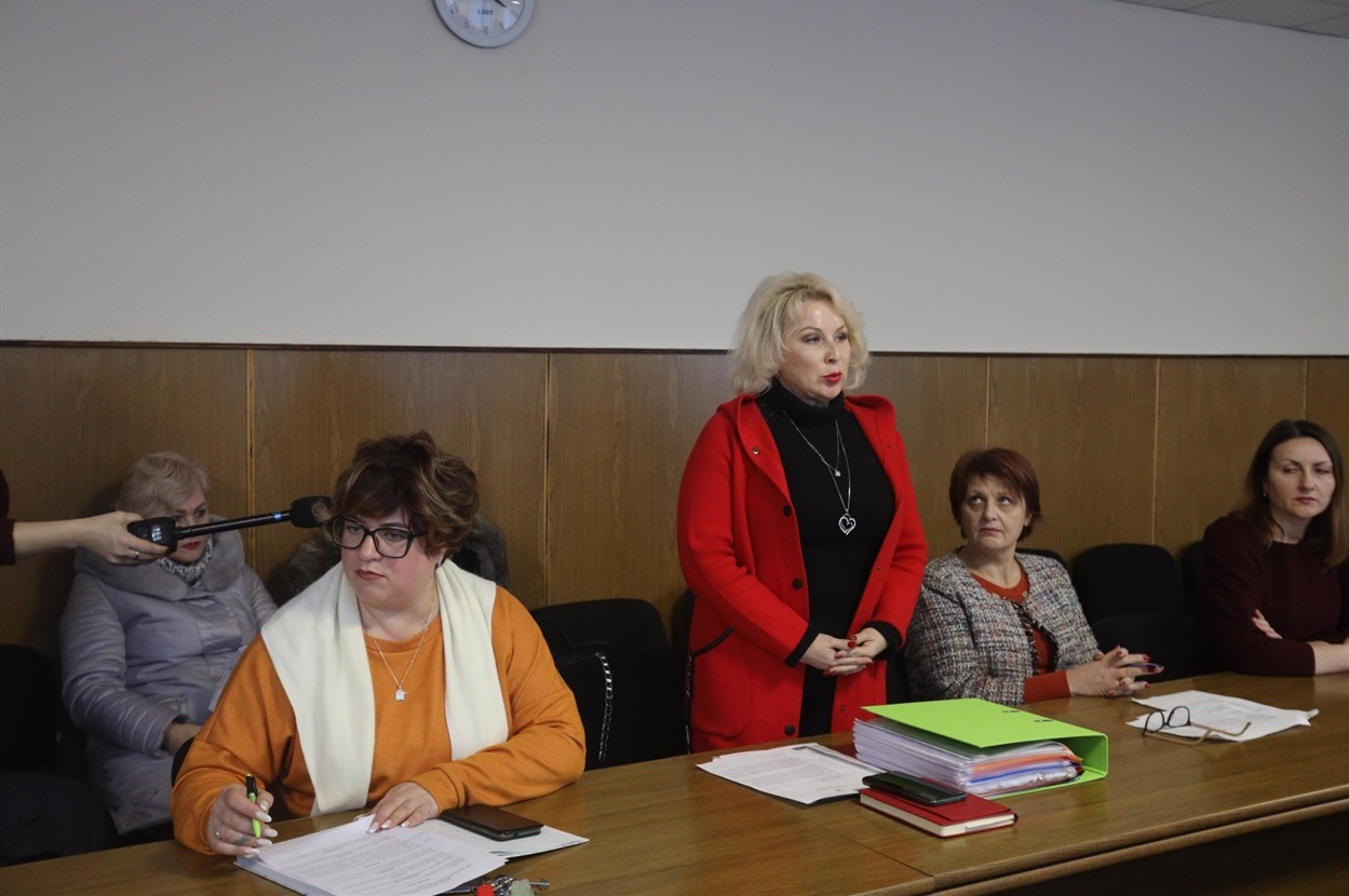 Начальник управління освіти, молоді та спорту Тетяна Трушкова. 
