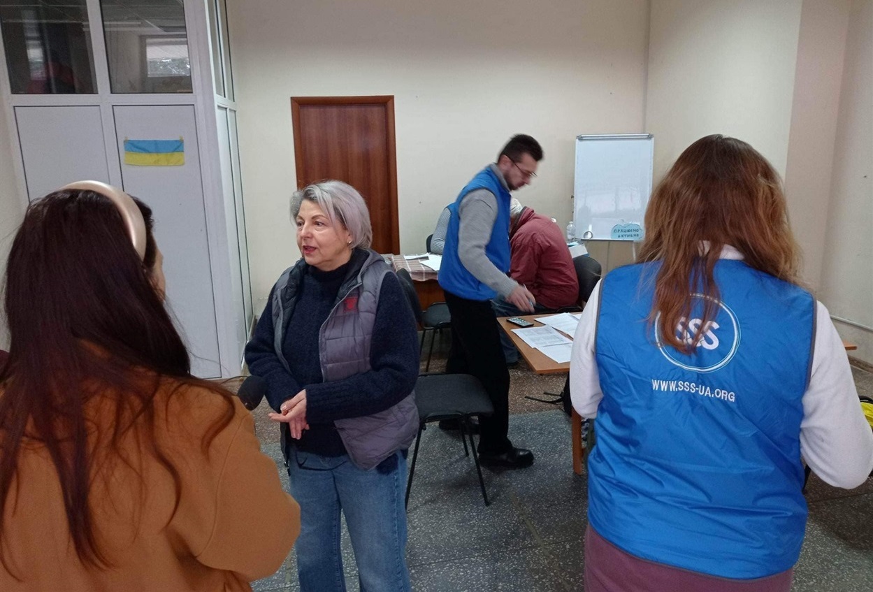 Інга Гончаренко під час роботи
