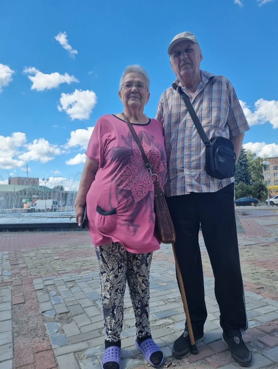 Лідія та Володимир Колесники у Смілі