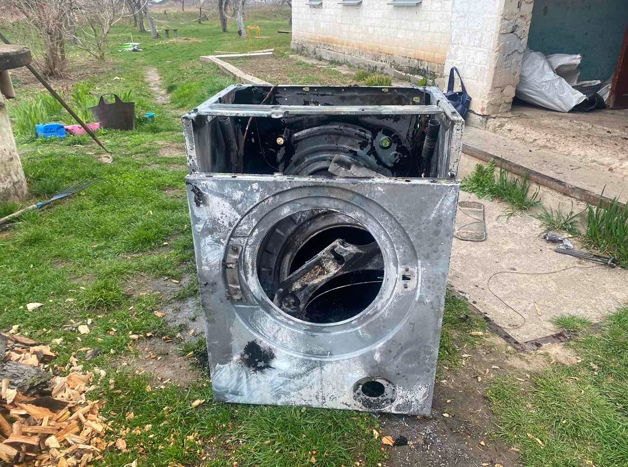 Ймовірно загоряння поширилося від пральної машини