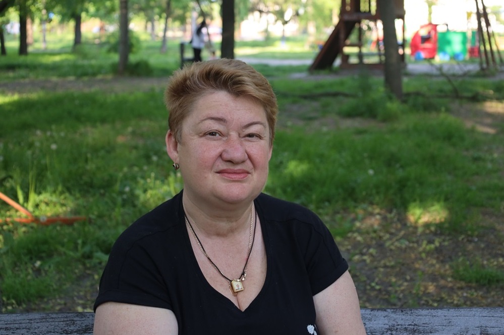 Лариса в центральному парку