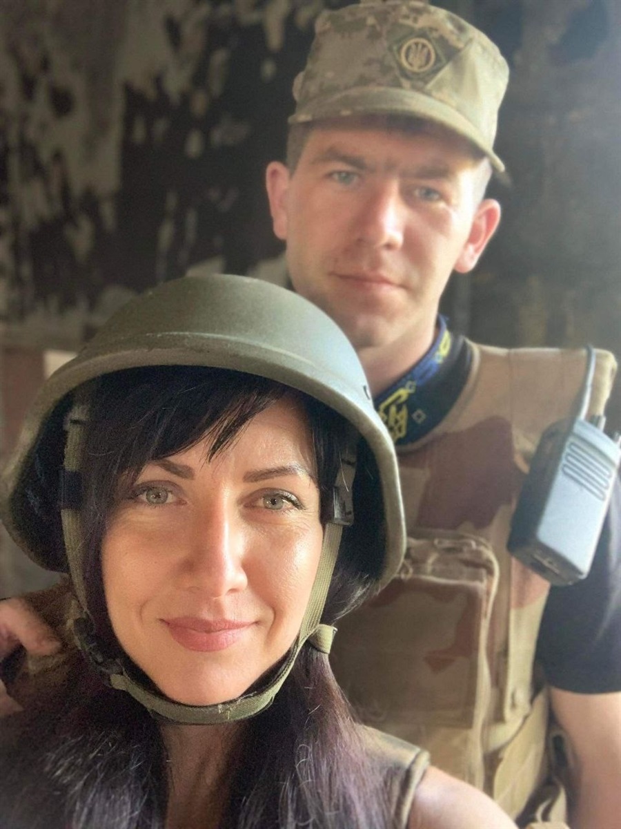 Наталія Дьяченко з чоловіком 