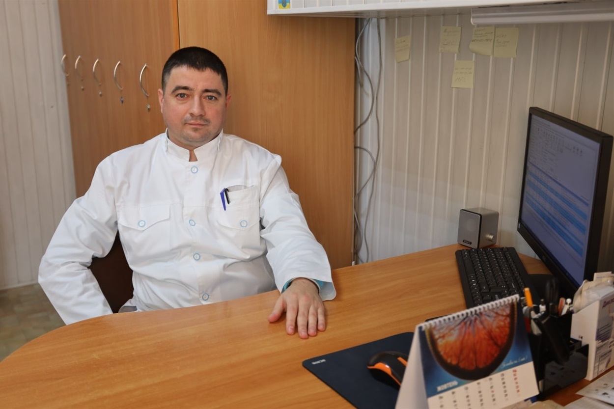 лікар-травматолог Сергій Олександрович Занєгін
